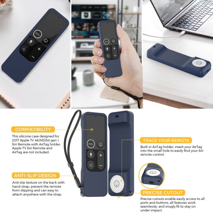 AhaStyle PT157 Remote Control Tracker 2 In 1 Silicone Protective Cover, PT157 (Black), PT157 (Pink), PT157 (Midnight Blue)