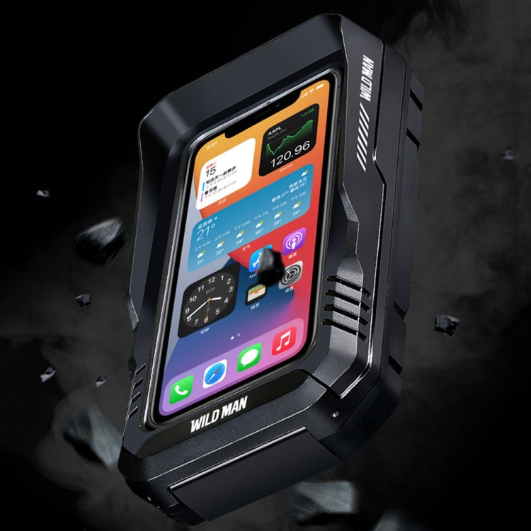WILD MAN FK2 0.6L Bicycle Waterproof Mobile Phone Storage Box Handlebar Phone Navigation Holder, FK2