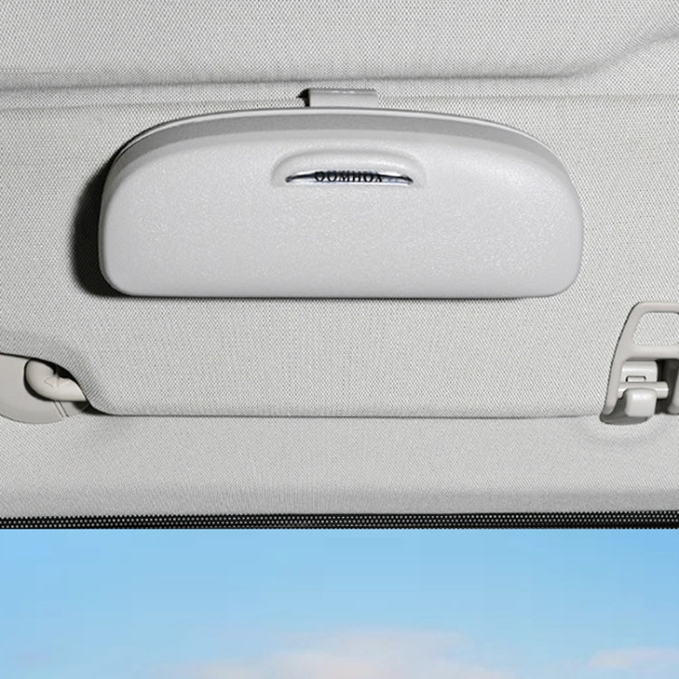 MCPP Car Multifunctional Glasses Case Car Visor Card Storage Sunglasses Holder