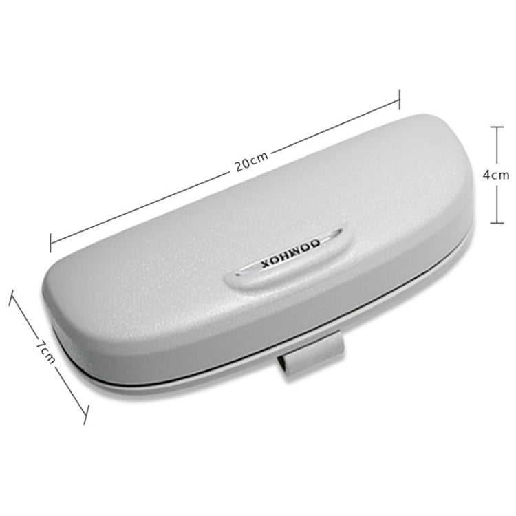 MCPP Car Multifunctional Glasses Case Car Visor Card Storage Sunglasses Holder