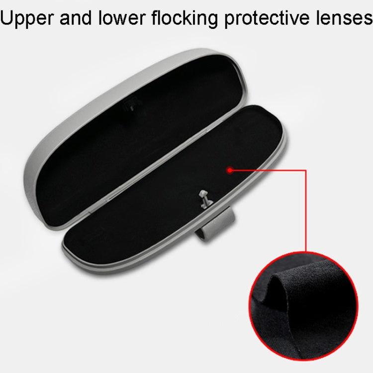 MCPP Car Multifunctional Glasses Case Car Visor Card Storage Sunglasses Holder
