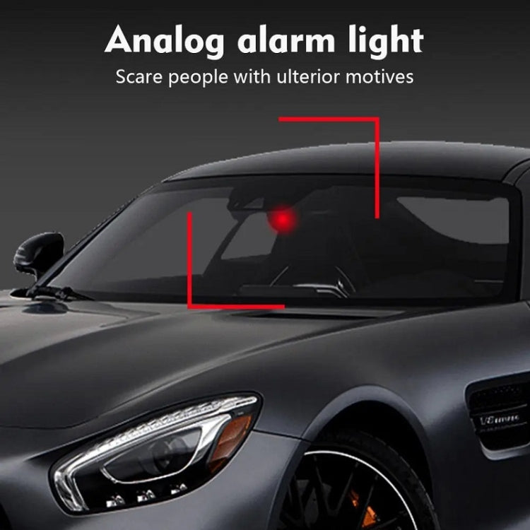 Car Solar Anti-Theft Alarm LED Warning Light With Aromatherapy