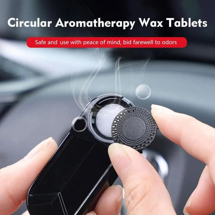 Car Solar Anti-Theft Alarm LED Warning Light With Aromatherapy