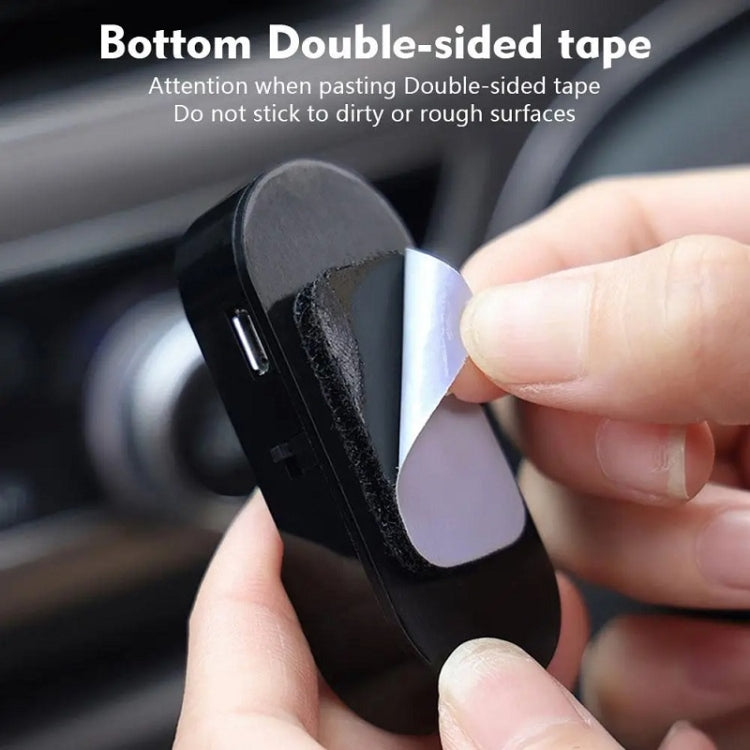 Car Solar Anti-Theft Alarm LED Warning Light With Aromatherapy