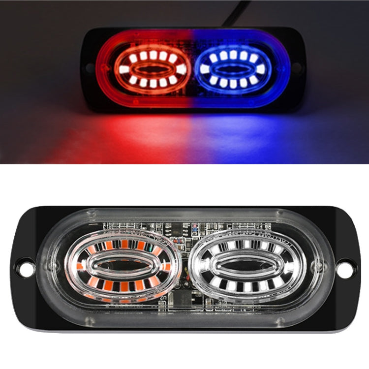 12W Car Side Signal Warning Light 24 LED Strobe Light