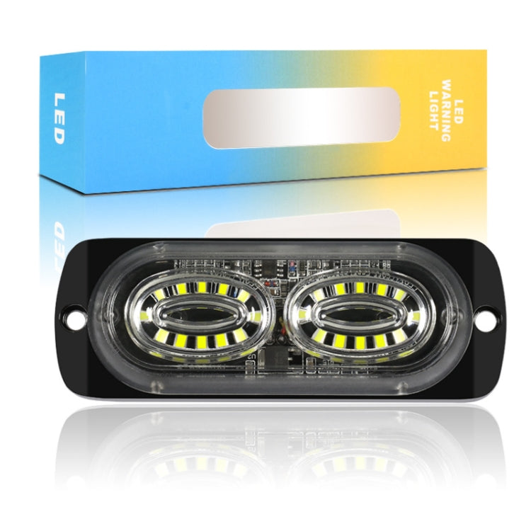 12W Car Side Signal Warning Light 24 LED Strobe Light