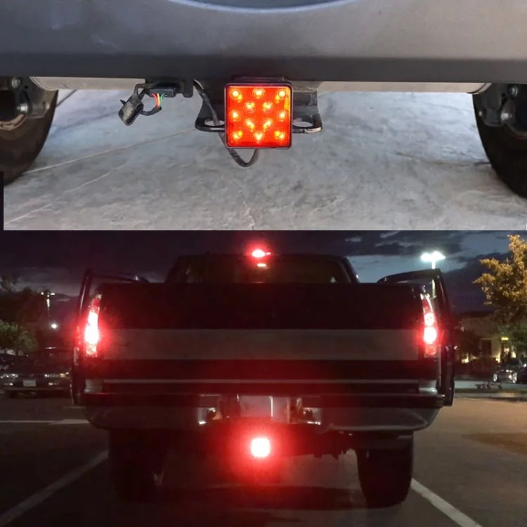 Automotive LED Trailer Lights Universal Rear Brake Lights, Black Shell 12 Light, Black Shell 15 Light, Red Shell 12 Lights, Red Shell 15 Lights