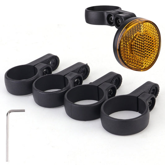 For Airtag Hidden Reflective Tail Light Bicycle Mount, Tail Light Red, Tail Light Yellow