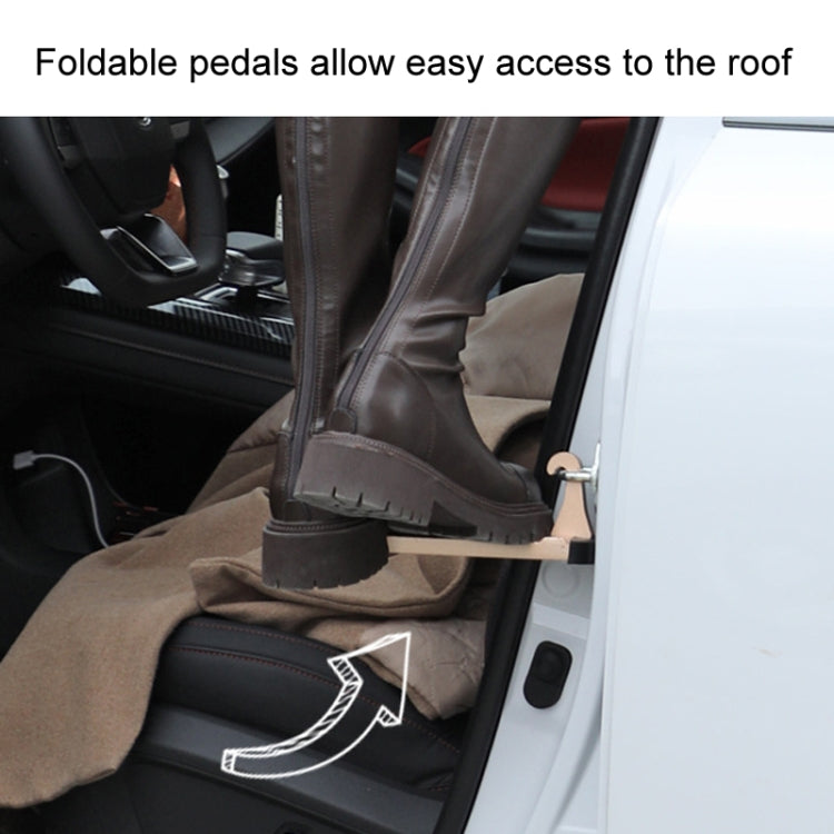For SUV Car Assistance Getting In The Car Hook Pedal, Silver, Black, Orange with Broken Window, Black with Broken Window, White with Broken Window
