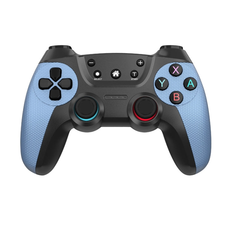 For Switch Pro / PC / Android Wireless Bluetooth Game Controller With Wake-Up Vibration, Blue, Elegant Silver, Elegant White