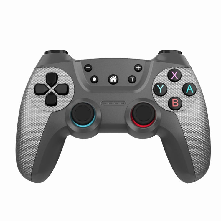 For Switch Pro / PC / Android Wireless Bluetooth Game Controller With Wake-Up Vibration, Blue, Elegant Silver, Elegant White