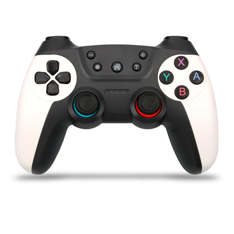 For Switch Pro / PC / Android Wireless Bluetooth Game Controller With Wake-Up Vibration, Blue, Elegant Silver, Elegant White