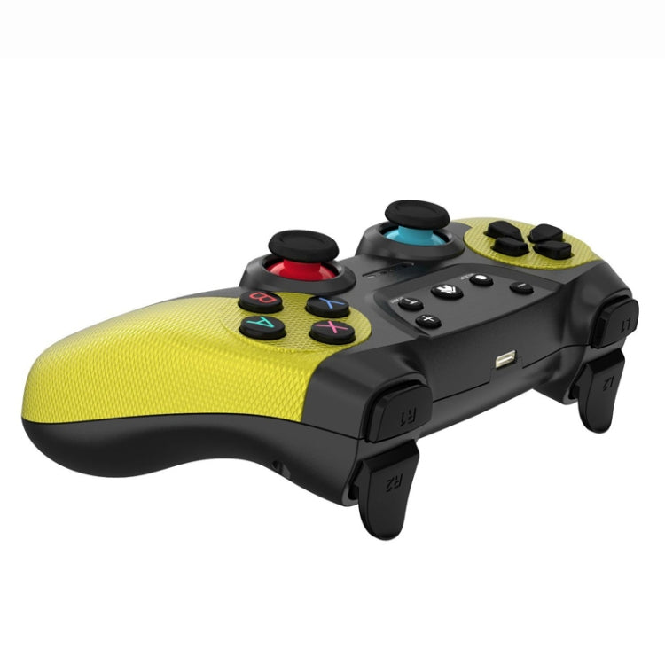 For Switch Pro / PC / Android Wireless Bluetooth Game Controller With Wake-Up Vibration, Blue, Elegant Silver, Elegant White
