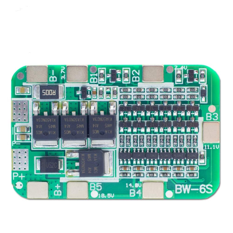 6 String 22/24V 18650 Lithium Battery Protection Board, 6 Strings