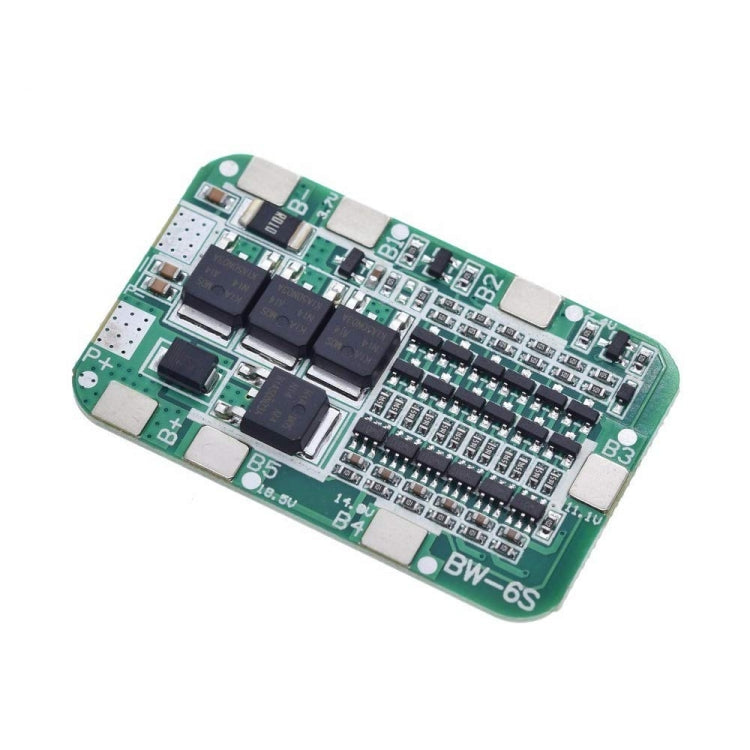 6 String 22/24V 18650 Lithium Battery Protection Board, 6 Strings