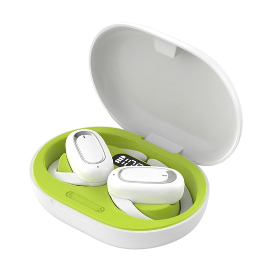 Écouteurs sans fil Bluetooth 5.3 T35 OWS réglables à crochet d'oreille avec réduction du bruit d'appel, noir, blanc, bleu