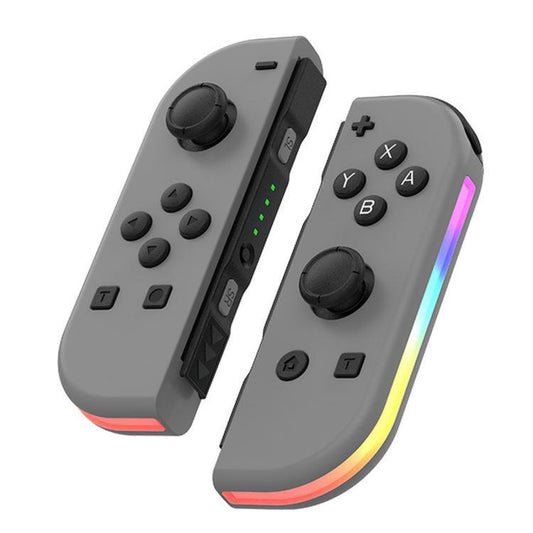 JOY-02 Gaming Left And Right Handle With RGB Lights Body Feel Bluetooth Gamepad For Switch / Switch OLED / Switch Pro / Switch Lite / Switch Joycon, Blue Red, Green Blue, White, Gray, Pink Green, Orange Purple, Light Pink Light Green