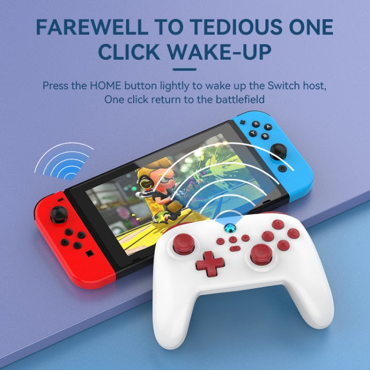 Wireless Bluetooth Gamepad With Wakeup Vibration Body Gamepad For Switch / Android / Apple / PC, Black, Green, Pink