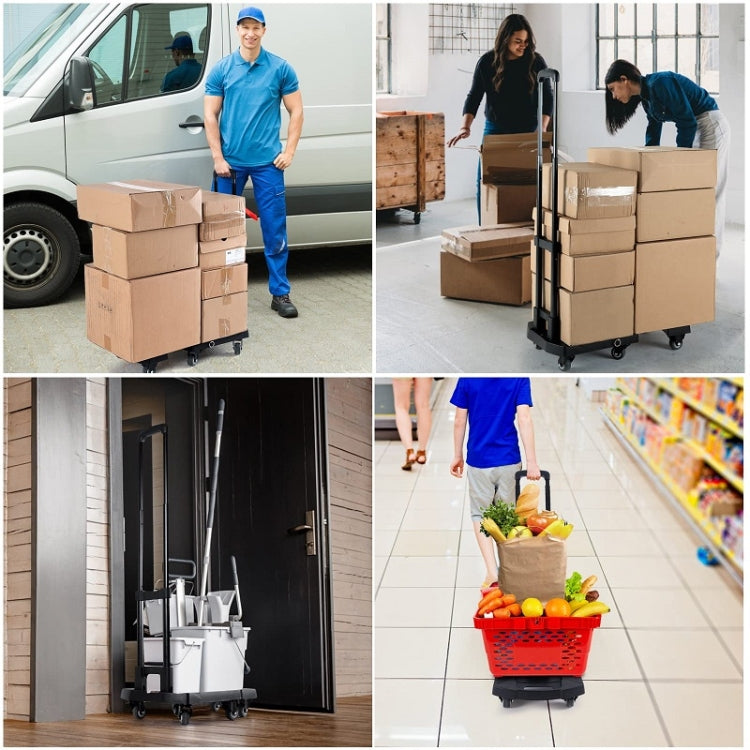 Folding Hand Trolley Portable Luggage Handling Turtle Cart