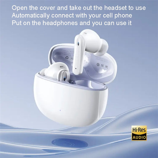 Écouteurs Bluetooth REMAX CozyPods W21N à double réduction de bruit, pour musique et appels, sans fil