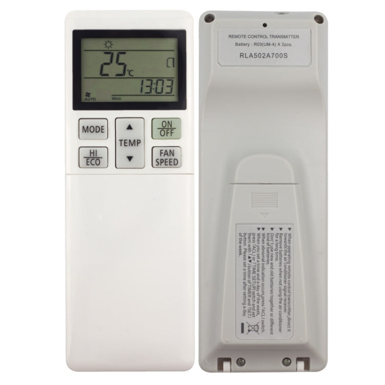 For Mitsubishi RLA502A700S Air Conditioner Remote Control Replacement Parts, RLA502A700S