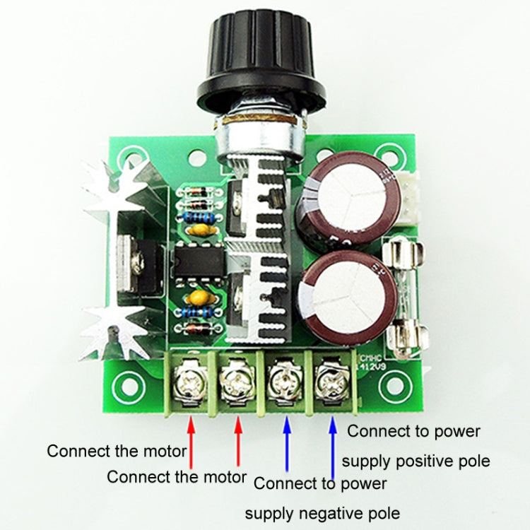12V-40V 10A DC Motor Speed Controller PWM Stepless Speed Switch, 12V-40V 10A Without Stand, 12V-40V 10A With Stand