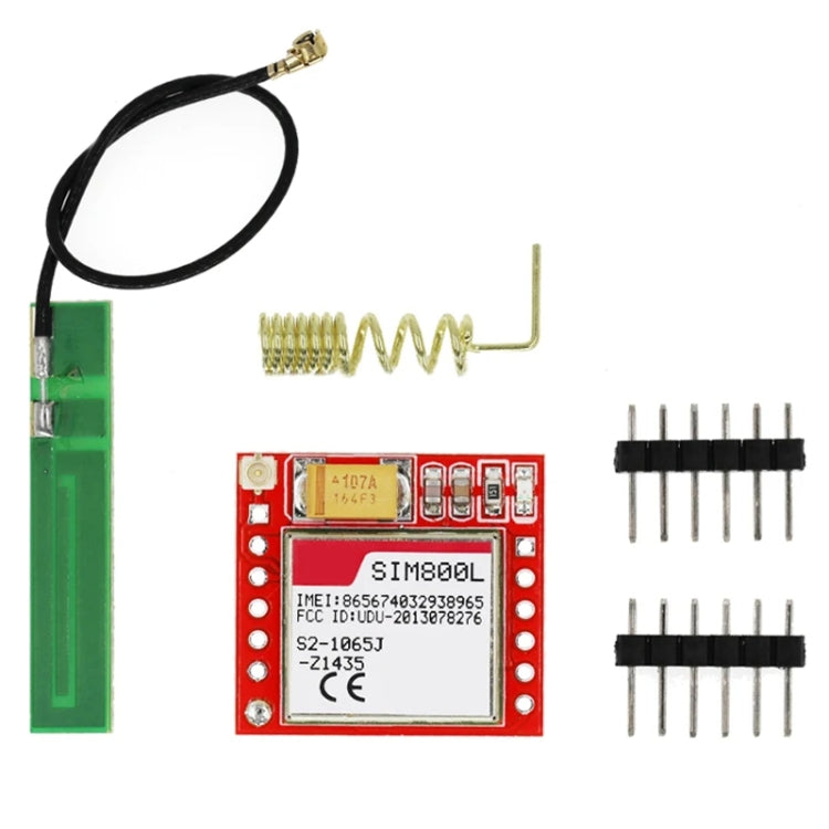 SIM800L GPRS Adapter Board GSM Module Micro SIM Card Core Board GSM Mod, Without Antenna, With Antenna