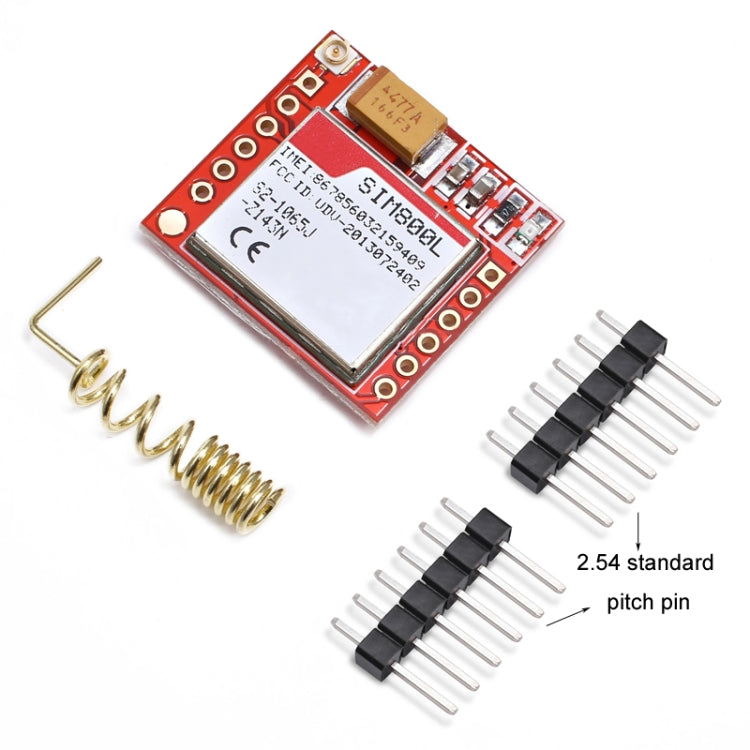 SIM800L GPRS Adapter Board GSM Module Micro SIM Card Core Board GSM Mod, Without Antenna, With Antenna