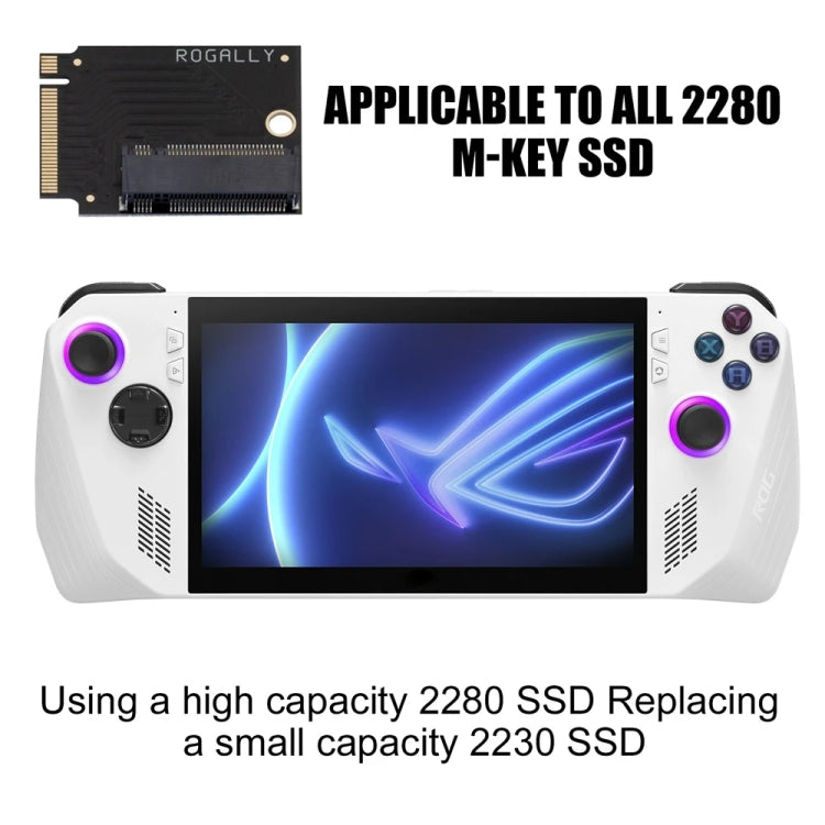 For ASUS Rog Ally Modified M2 Hard Drive PCIE4.0 Riser Card, Short