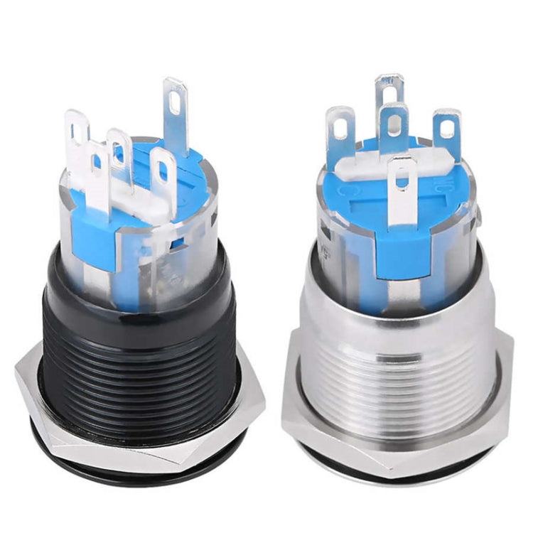 19MM Car Modification One-Button Start Switch Waterproof LED Metal Button