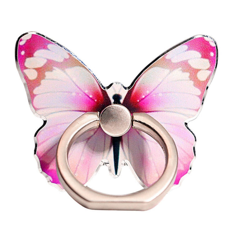 Cute Cartoon Butterfly Multifunctional Finger Ring Cell Phone Holder 360 Degree Rotating Universal Phone Ring Stand, Pale Pink, Green, Pink, Blue, Purple