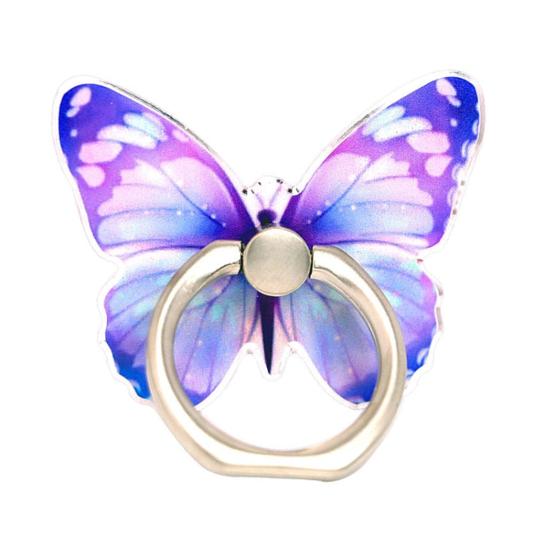 Cute Cartoon Butterfly Multifunctional Finger Ring Cell Phone Holder 360 Degree Rotating Universal Phone Ring Stand, Pale Pink, Green, Pink, Blue, Purple