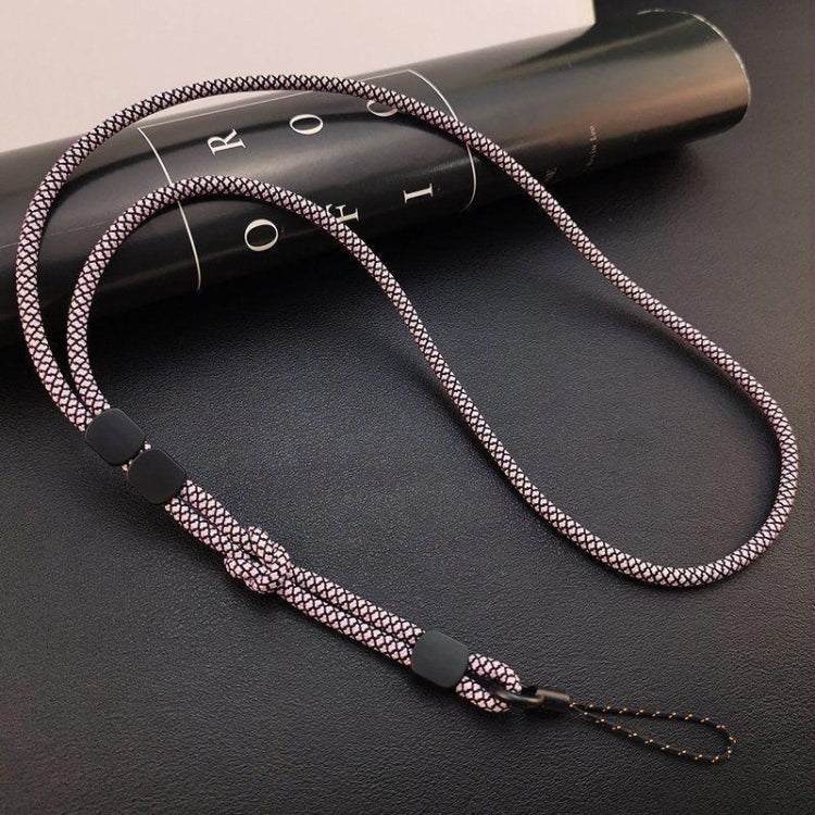 Dual-use Detachable Adjustment Mobile Phone Lanyard Anti-lost Wrist Rope, Light Brown, Black and Blue, Pink