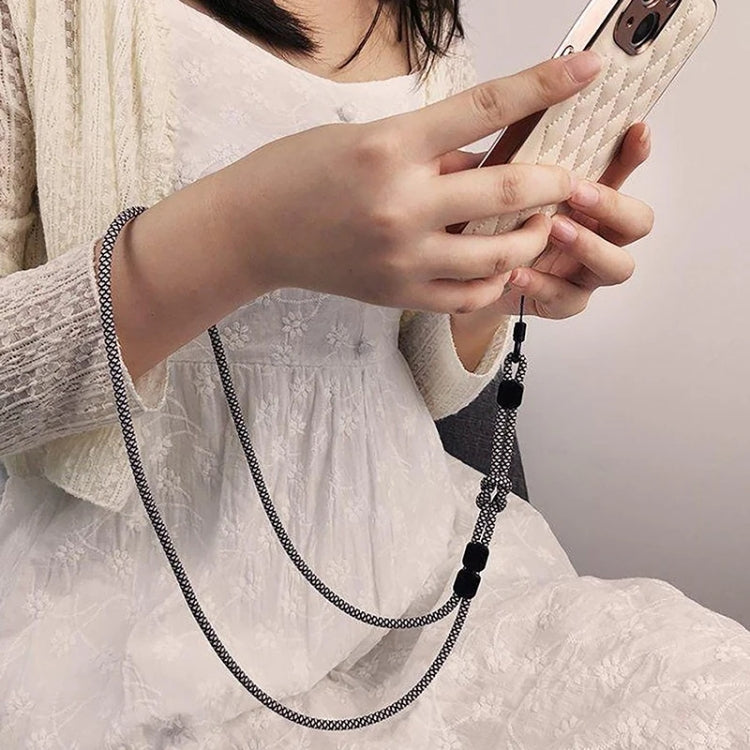 Dual-use Detachable Adjustment Mobile Phone Lanyard Anti-lost Wrist Rope, Light Brown, Black and Blue, Pink