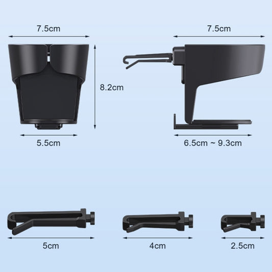 Multifunctional Car Air Conditioner Outlet Cup Holder Ashtray