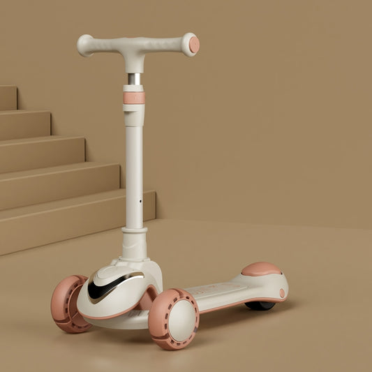 XOEYU K8 Multifunctional Adjustable Folding Children Scooter with Music and Lights, Single Coffee, Single Pink, Single Green, Single Blue, 3-in-1 Coffee, 3-in-1 Pink, 3-in-1 Green, 3-in-1 Blue, 6-in-1 Coffee, 6-in-1 Pink, 6-in-1 Green, 6-in-1 Blue