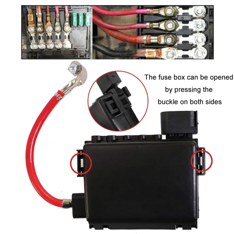 For Volkswagen BORA/Golf 4 Battery Fuse Box, 1J0937550, 1J0937550+Plug