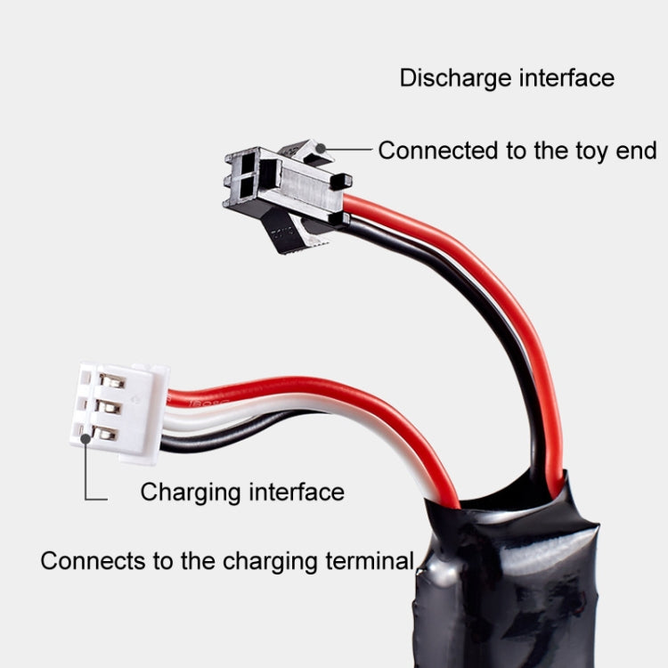 BMAX 11.1V High Rate 30C Discharge Water Marble Rifle Rechargeable Li-Ion Battery, SM, Green Shell Small Tamiya, XT30