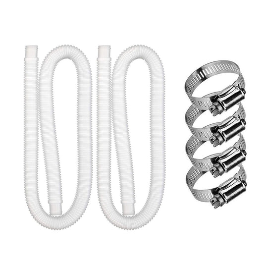Pour pompe de filtration de piscine Intex de remplacement, 1 tuyau 2 colliers, 2 tuyaux 4 colliers, 1 tuyau 2 colliers bleu, 2 tuyaux 4 colliers bleus