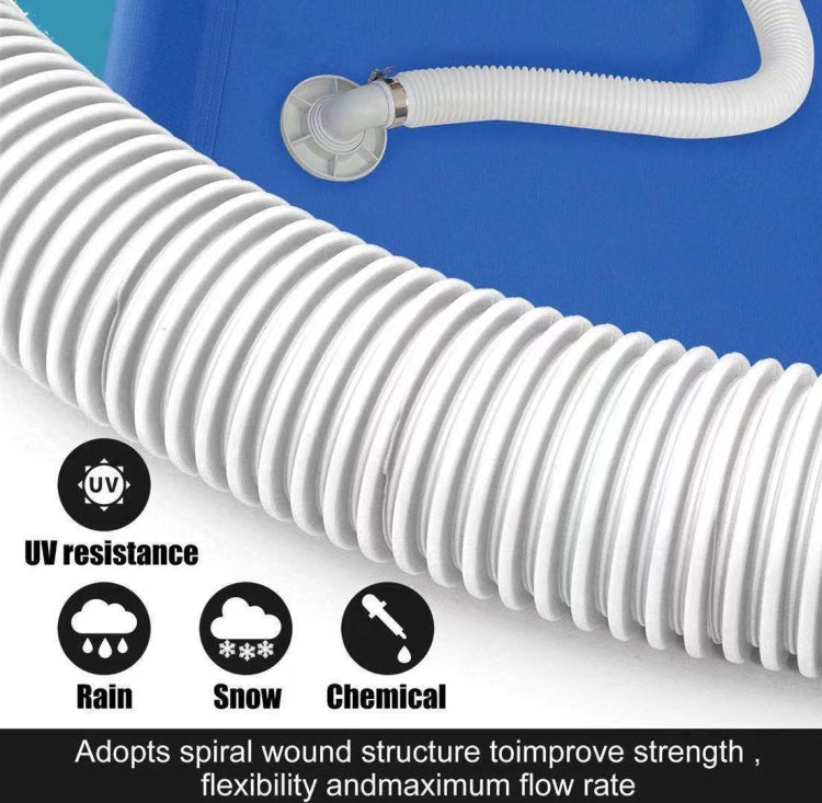 Pour pompe de filtration de piscine Intex de remplacement, 1 tuyau 2 colliers, 2 tuyaux 4 colliers, 1 tuyau 2 colliers bleu, 2 tuyaux 4 colliers bleus