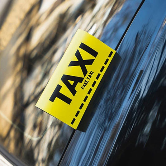 TAXI Washed Mark Label Car Personalized Decorative Stickers