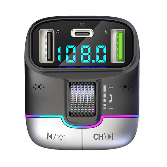 Lecteur MP3 de voiture Bluetooth Chargeur de charge rapide, GZ01