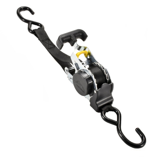Sangles de fixation pour automobile et moto à tension automatique rétractable, 330 cm noir, 330 cm blanc