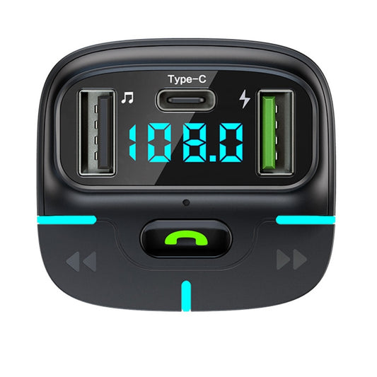 Chargeur de voiture Bluetooth MP3 avec lumière d'ambiance, GZ03