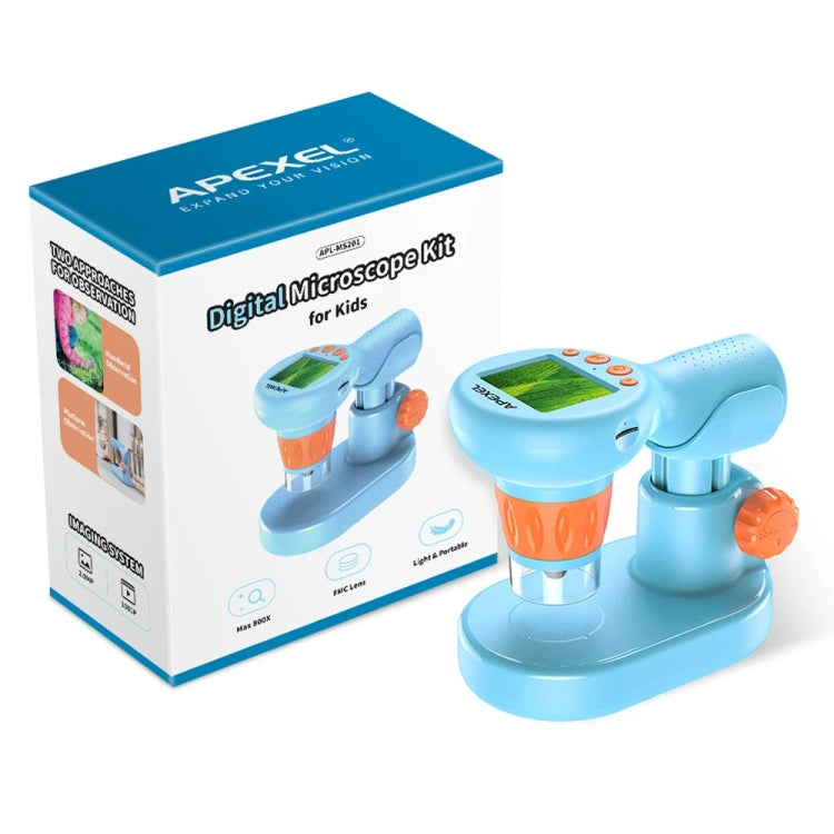 APEXEL MS201 800x 2.0-inch IPS Screen Kids Microscope Supports Taking Photos and Videos