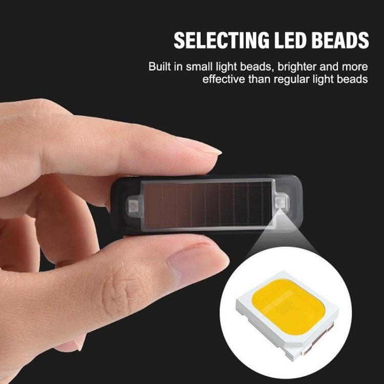 Solar Warning Light Anti-rear Collision LED Flashing Light