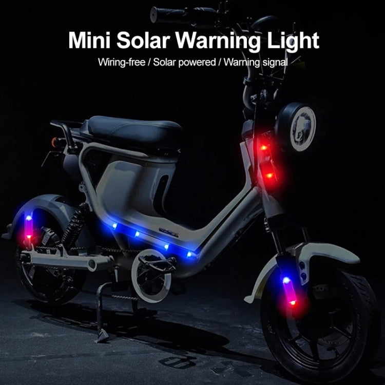 Solar Warning Light Anti-rear Collision LED Flashing Light