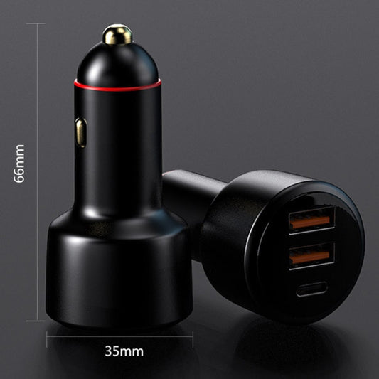 Chargeur de voiture mini-charge rapide pour véhicule, allume-cigare un à trois, 300W