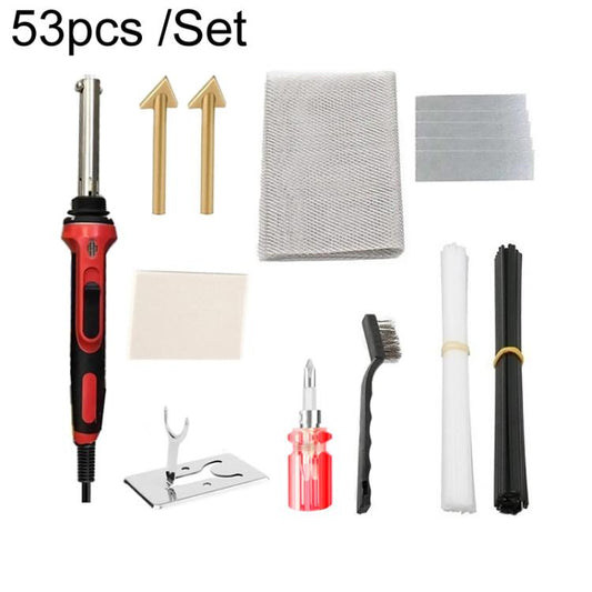 53pcs /Set Plastic Parts Repair Tool Car Bumper Restorating Kit Set, US Plug, EU Plug, AU Plug, UK Plug