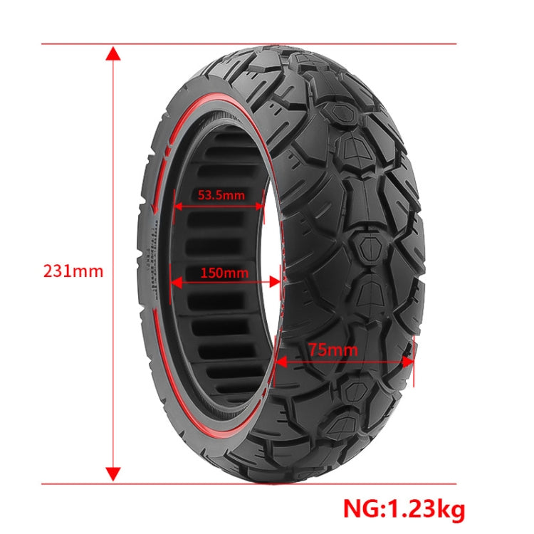 AIMITE 10 x 3 53.5 Card 255 x 80 And 80 / 65-6.5 Electric Scooter Universal Off-Road Tire, 10 x 3 53.5 Card